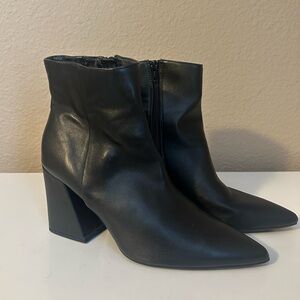 Black ankle booties